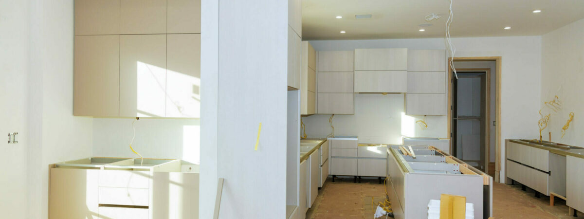 installation of kitchen cabinets assembling shelf inside kitchen cabinet